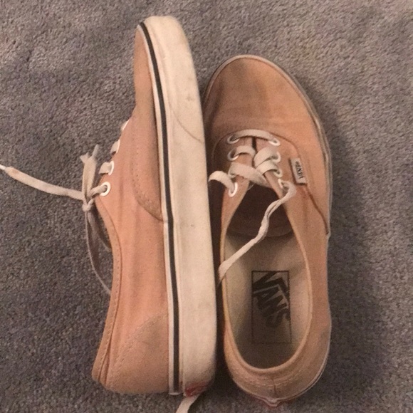 light pink vans, size 6.5 women 5 men - Picture 2 of 3
